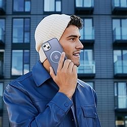 Lufanbis Magnetic for iPhone 15 Case with Ring