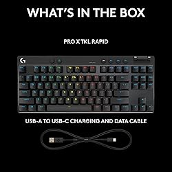 Logitech G PRO X TKL Rapid Tenkeyless Wired Gaming