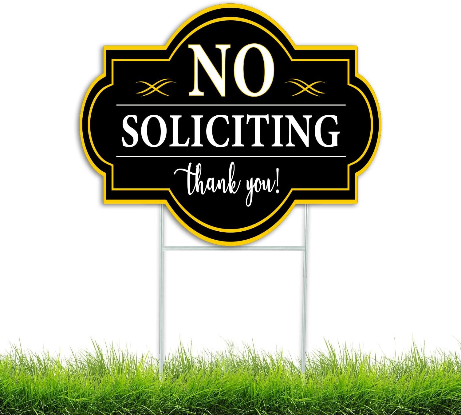 Yard Signs - No Soliciting Sign 15