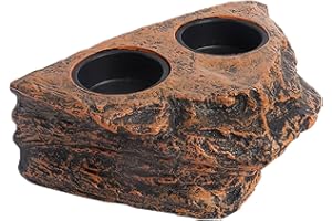 LALOCAPEYO Magnetic Reptile Feeding Ledge,Hanging Reptile Food Water Dish, Reptile Feeding Ledge,for Bearded Dragon Snake Liz