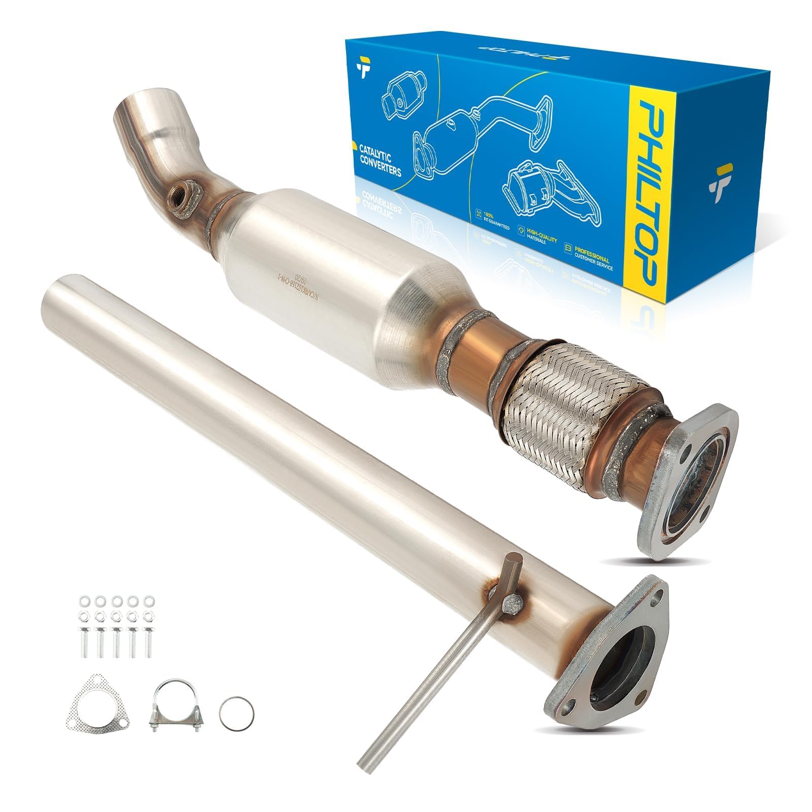 PHILTOP Catalytic Converter Kit Direct-Fit