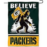 WinCraft Green Bay Packers Bigfoot Sasquatch Believe Yard Garden Banner Flag