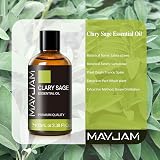 MAYJAM Clary Sage Essential Oils 100ML Diffuser Humidifier DIY Home Office view 2