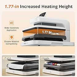 HTVRONT Auto Heat Press 2 - Heat Press Machine for