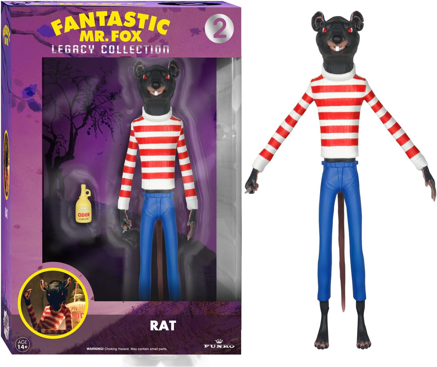 Fantastic Mr Fox 4117 "Legacy Action Rat Figure