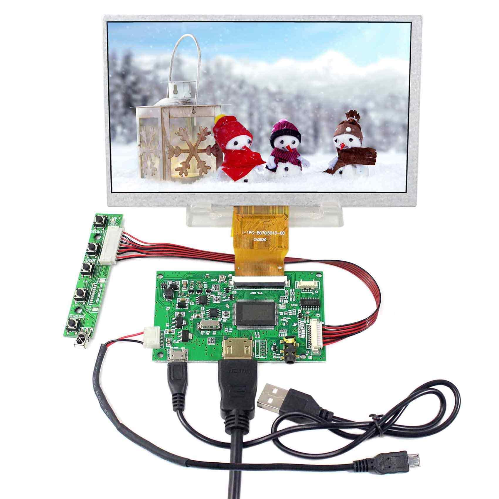VSDISPLAY 7 inch TB070-I5024H45C-02 1024x600 IPS LCD Screen 50 pin and Controller Board
