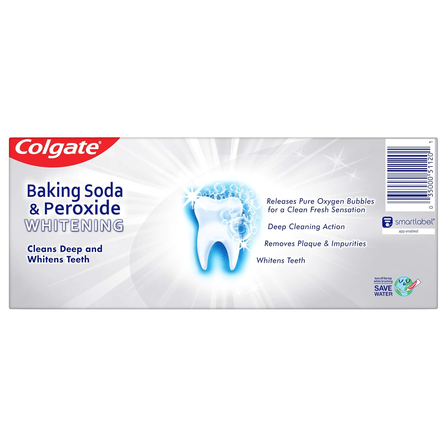 Colgate Baking Soda and Peroxide Whitening Toothpaste - 6 ounce (2 Count) : Beauty