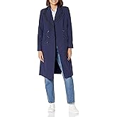 Victor Alfaro Collective womens Navy Double Breasted Coat