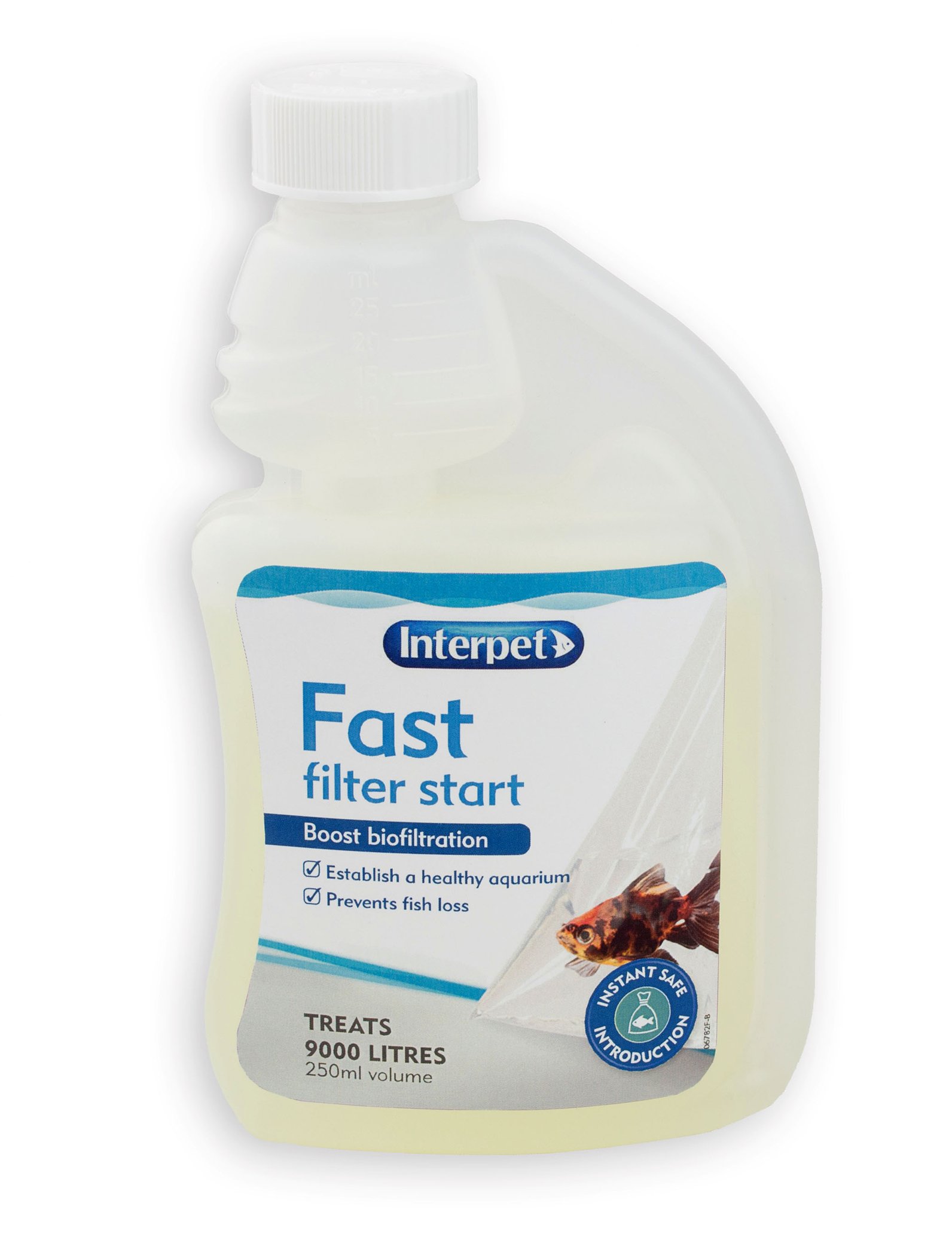 Interpet Fast Filter Start Treatment to Boost Aquarium Bio Filtration, 250 ml, Fast Acting Beneficial Bacteria, Safe for Fish