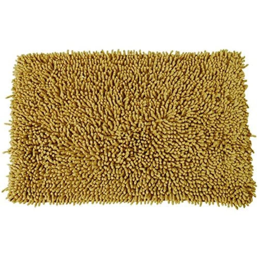 MSV "Caterpillar Cotton Bath Mat, Beige, 60 x 40 cm