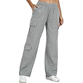 Inno 28" 31" 34" 36" Womens Cargo Sweatpants Y2K Casual Baggy Wide Leg Pants Cotton Jogger Fashion 2026 Trendy