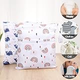 Radsocken Wet Bag 2 Pack Waterproof Reusable Nappy Bags Double Zipper Blue view 5