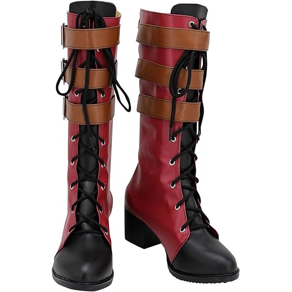 Amazon.com: COSGOGO New LOL Jinx Cosplay Shoes for Anime Game