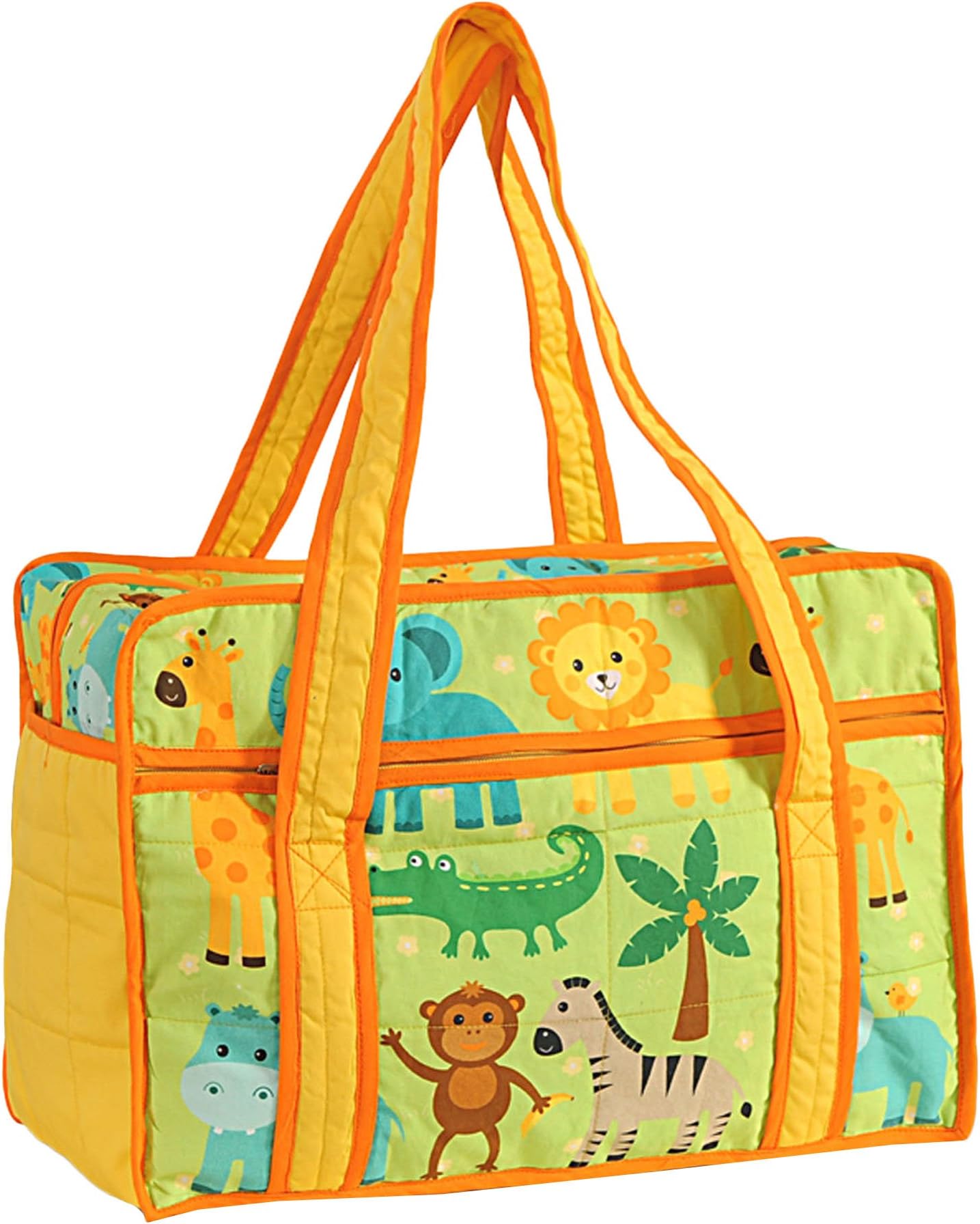 Yuga Waterproof Baby Boy Animal Printed Nursery Travel Tote Bag for Mothers