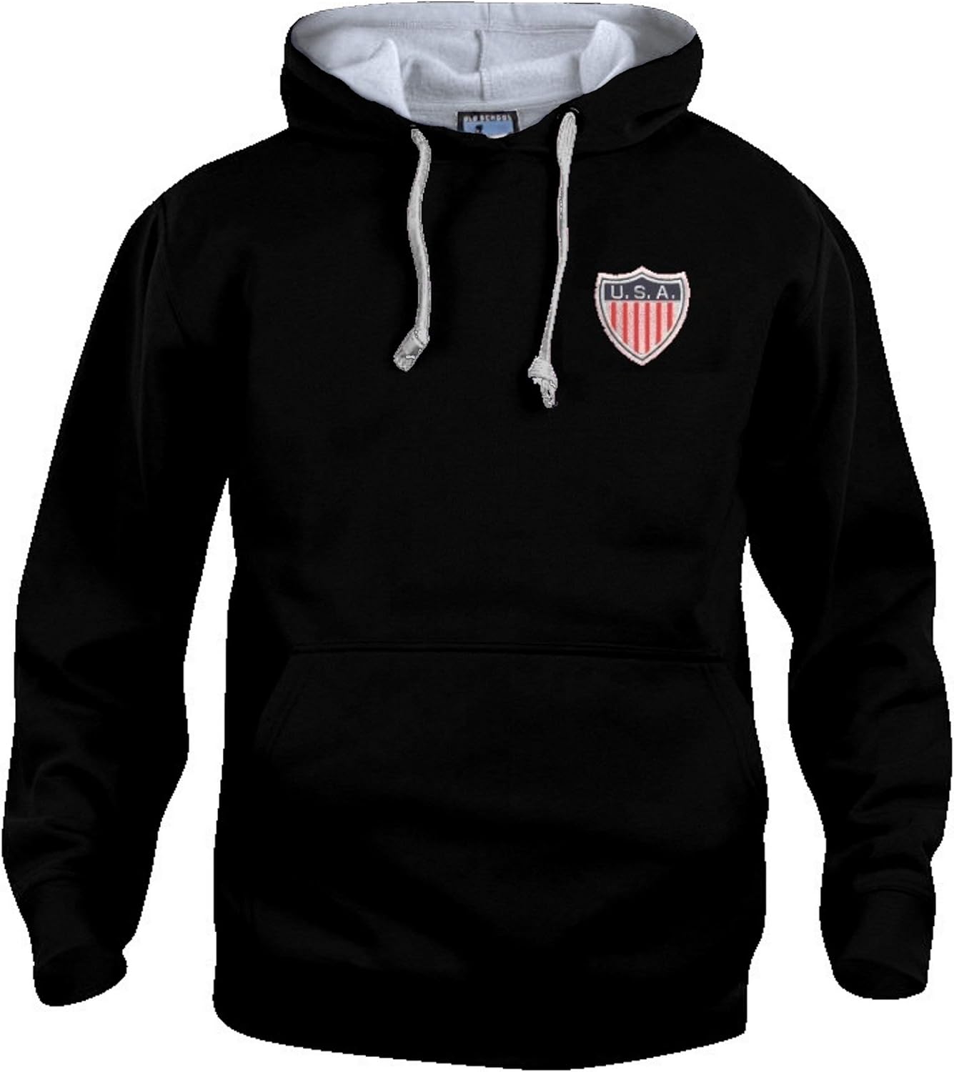 USA America Retro Football Hoodie Embroidered Logo Amazon.co.uk Clothing