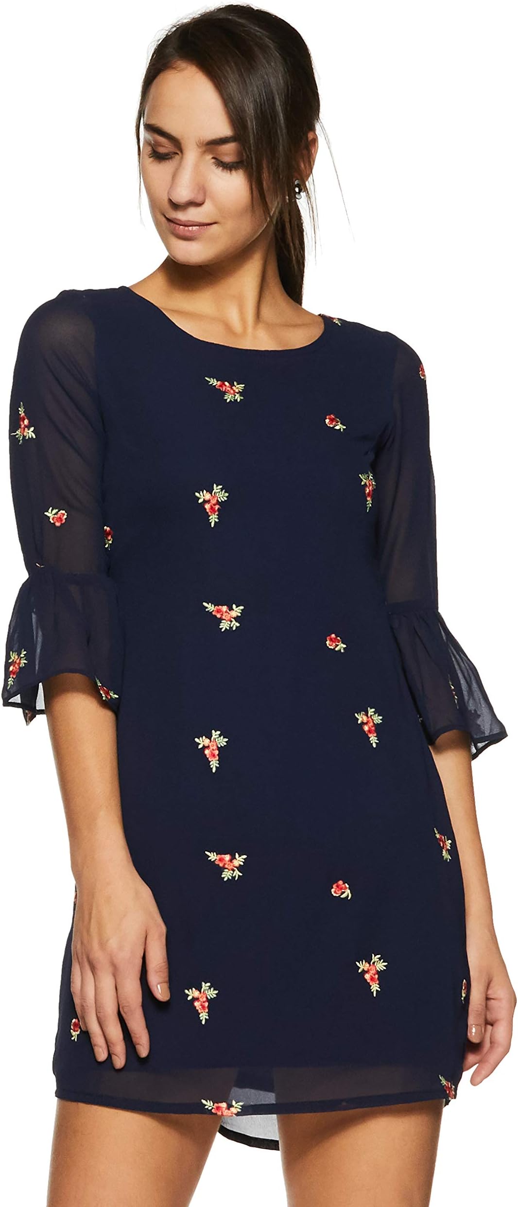 FabAlley Women's Shift Mini Dress