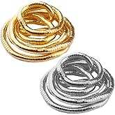 VALIJINA Bendable necklace snake chain versatile infinite loop necklace armband, bracelet and choker