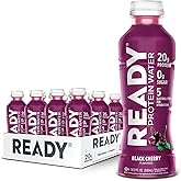 Ready® Clear Protein Water – 20g Whey Protein Isolate, Zero Sugar, Low-Calorie Sports Drink for Hydration & Recovery – Electr