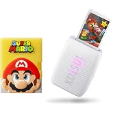 Fujifilm Instax Mini Link 3 Super Mario Smartphone Printer + Silicone Case | Smartphone photo printer with Bluetooth, AR effects, Nintendo-themed templates and ? Block silicone case.