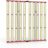 AGLEX 1000W LED Grow Lights, Full Spectrum Grow Light with UV IR, Daisy Chain Plant Bar Style Grow Light Foldable & Dimmable 