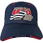 US Hockey Score Hat Cap | Premium Quality, Comfort & Style | Cotton | Fan Gear Limited Edition | Officially Licensed Apparel Blue
