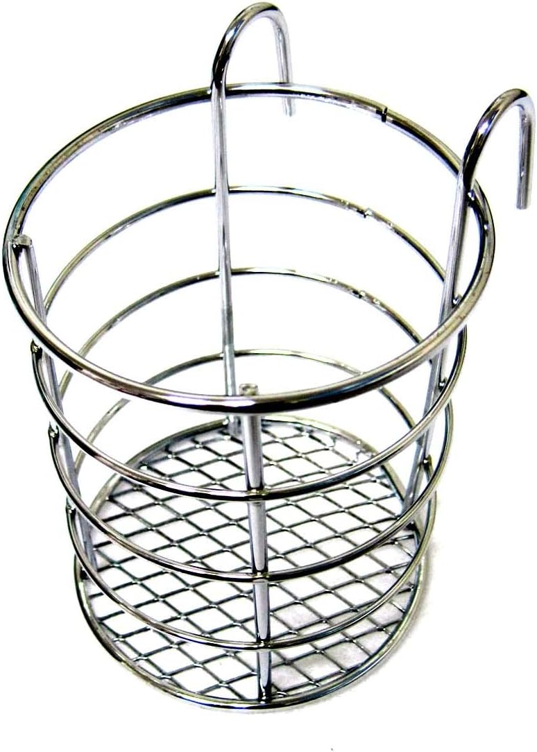 Steel Wire Sink Basket Cutlery Holder Cooking Utensils Storage Kitchen