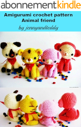 Download Amigurumi crochet pattern animal friends cat,tiger,monkey,pig (English Edition) PDF