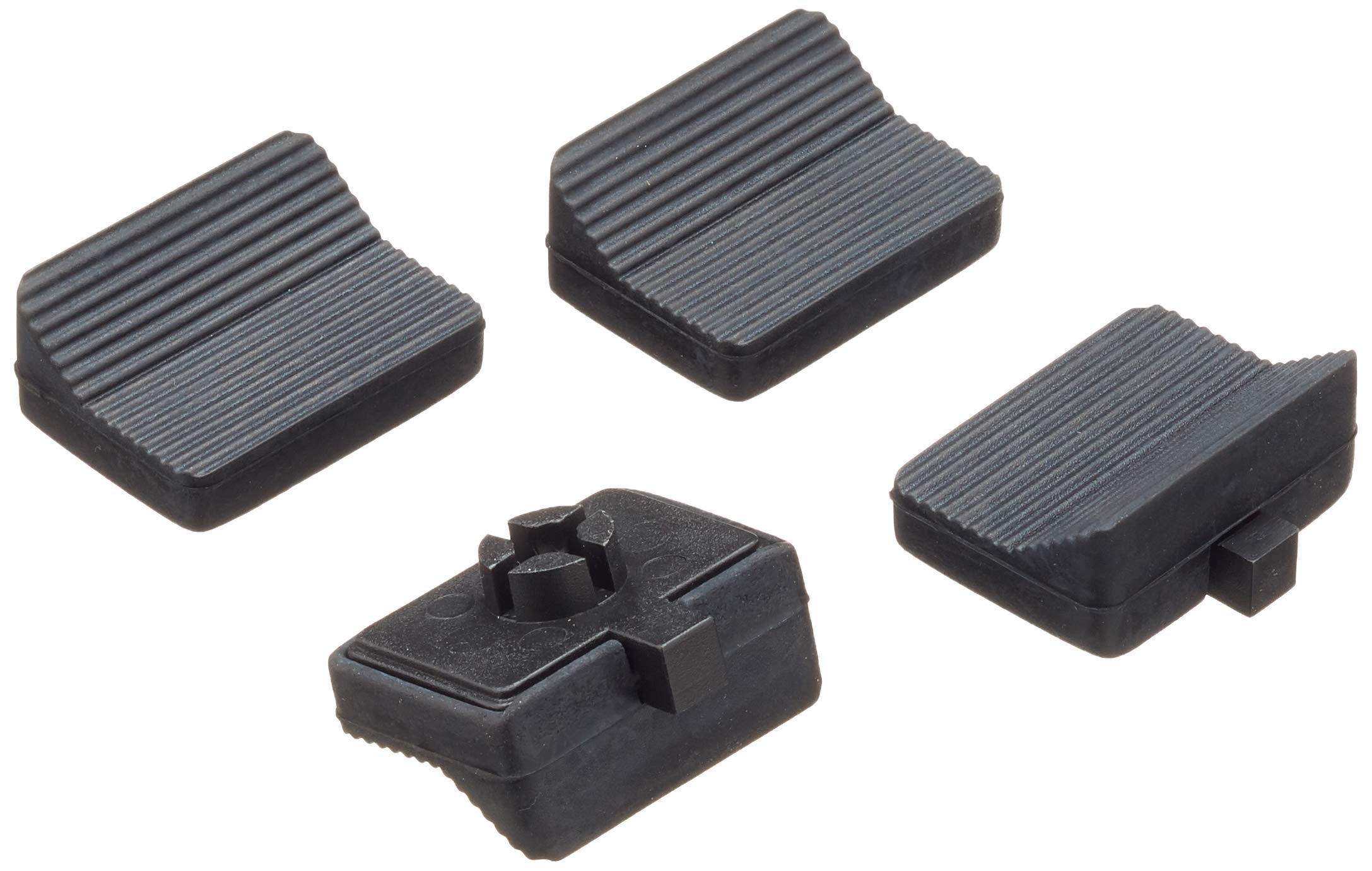 Milenco 3186 'Mirror V Pads – Pack of 4, black