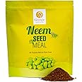 GEORGIC Premium Neem Seed Meal - All Natural Fertilizer for Gardening and Soil Amendment - Protect Your Garden with Organic Neem Cake Fertilizer (3 LB)