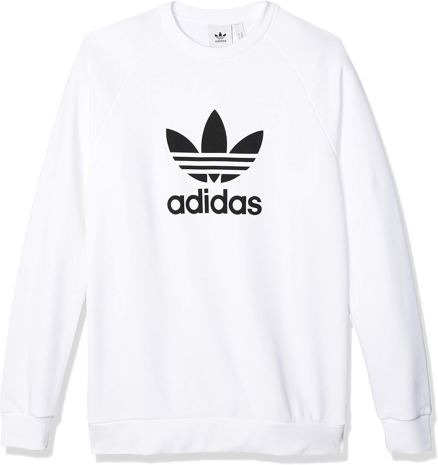 adidas trefoil crew sweatshirt mens
