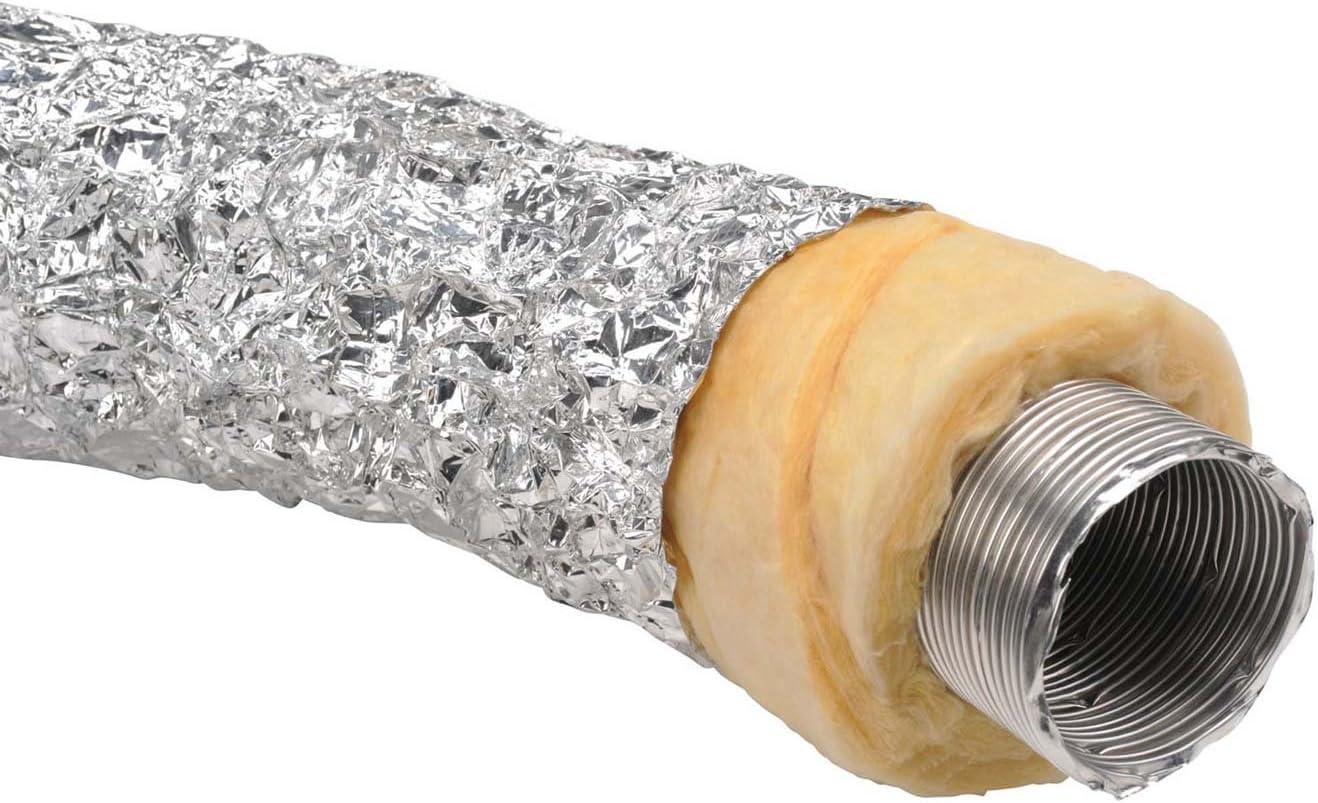 Tuyau Flexible Aluminium STERR 200mm Diamètre X 10m Long - Réf CFD200_10, Neuf