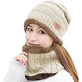 HINDAWI Womens Slouchy Beanie Winter Hat Knit Warm Snow Ski Skull Outdoor Cap