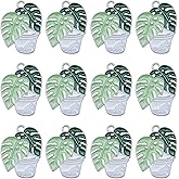 SUNNYCLUE 1 Box 20Pcs Enamel Leaf Charms Leaves Charms Bulk Mini Green Charms Metal Alloy Spring Summer Green Plants Charm for Jewelry Making Charms Women DIY Necklaces Earrings Bracelets Crafts Arts