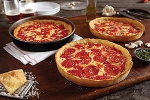 6 Lou Malnati's Deep Dish Pizzas (3 Cheese 3 Sausage)