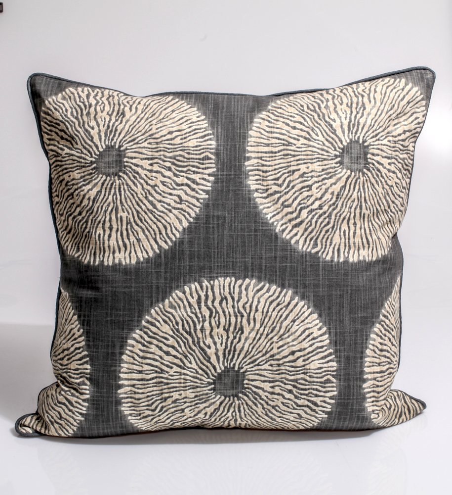 Amazon Com Robert Allen Pillow Cover Gray Pillow Cover Handmade