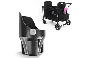 Tributary Brands Large Cup Holder Compatible with Wonderfold Wagon - Large Cup Holder Attachment Designed for Wonderfold Wagon W2 and W4 Accessories