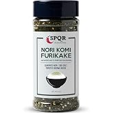 Nori Komi Furikake Multi-Purpose Rice Seasoning XL 8 oz. Jar Sugar Free by SPQR Seasonings