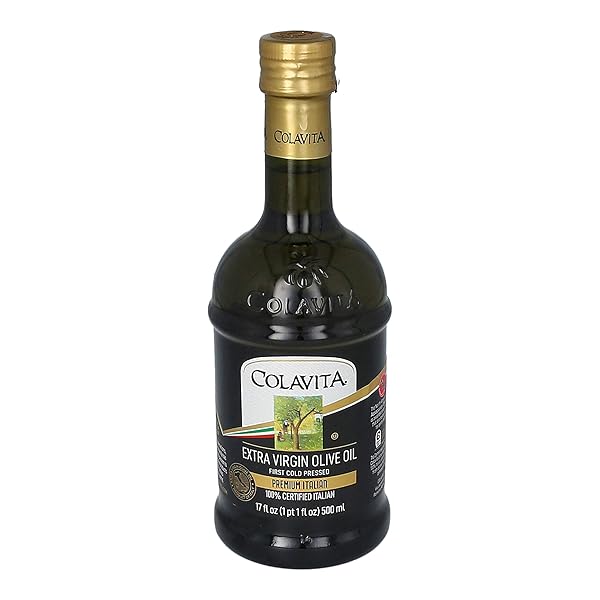 COLAVITA PREMIUM ITALIAN EXTRA VIRGIN OLIVE OIL 17 FL. OZ., GLASS BOTTLE