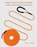 Taglory Training Lead for Dogs 20 m Reflective Long Rope Lead with Padded Handle view 3