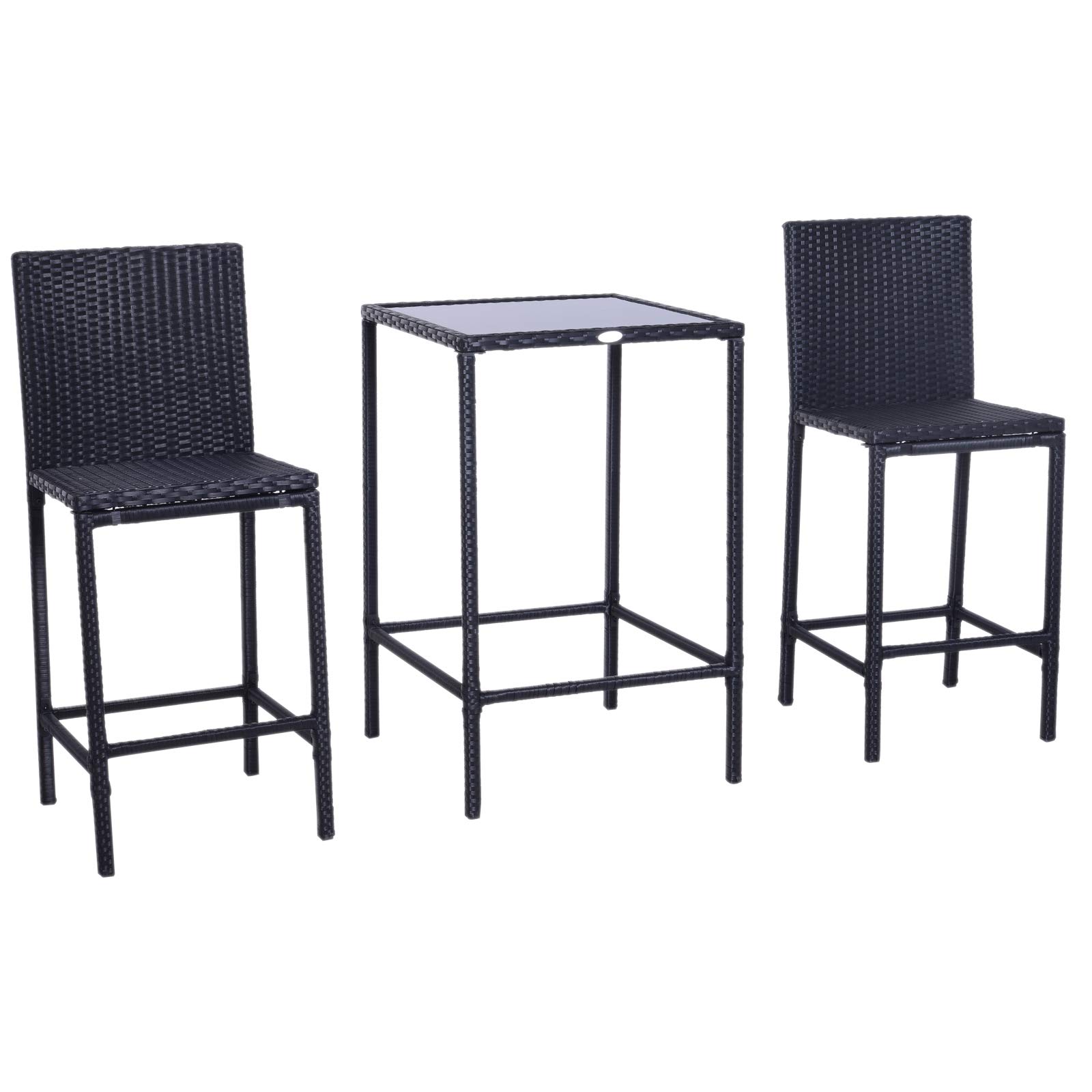 Kinbor 3 Pcs Outdoor Bar Stool Set Ratta Buy Online In Zambia At Desertcart