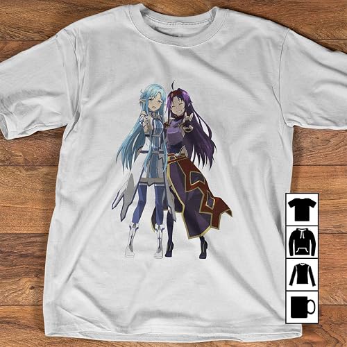 Amazon Com Asuna Kirito Sword Art Online Anime And Manga Fandom T