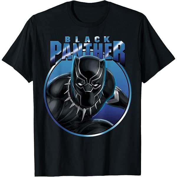 Amazon.com: Marvel Black Panther T'Challa Claw Marks T-Shirt Small