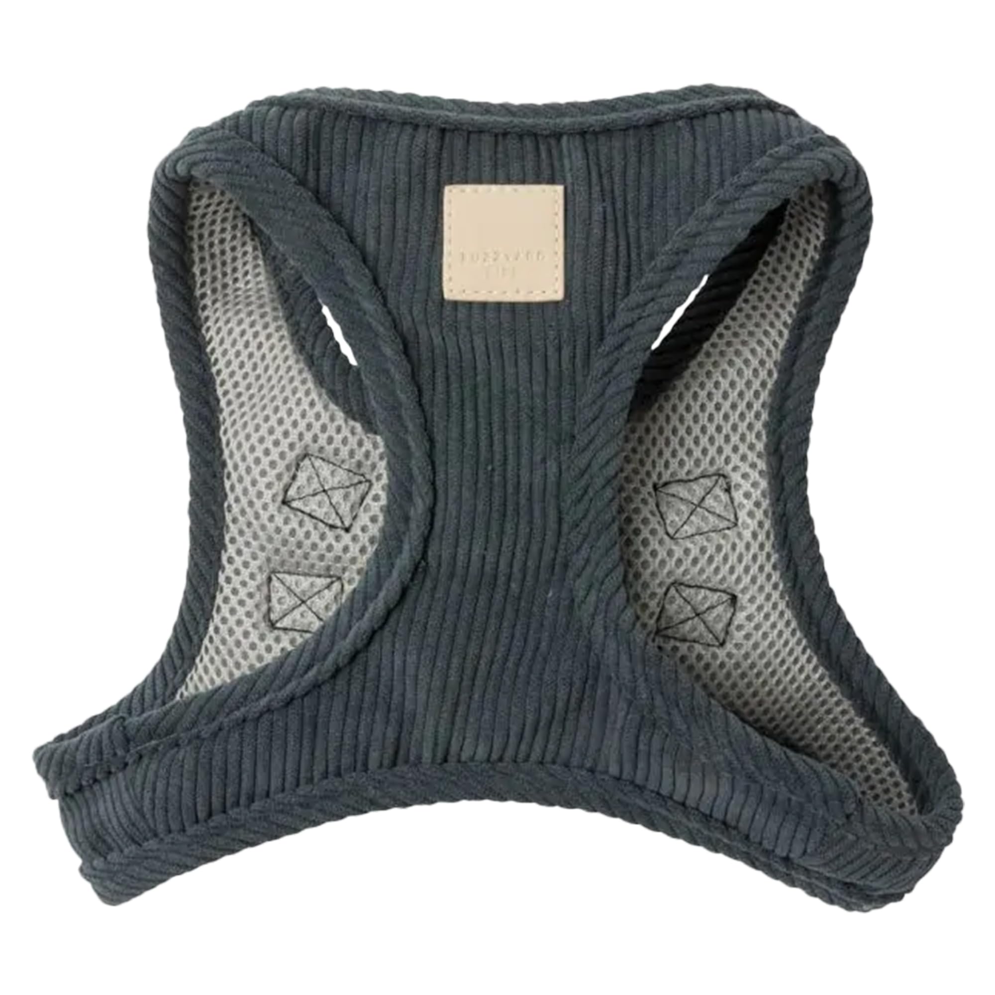 Photo 1 of FuzzYard Life Corduroy Step in Dog Harness | Size XS | Stylish Premium Corduroy Design in Slate Grey Perfect for Everyday Walks