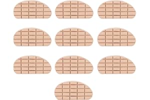 Wooden Horse Hoof Pad, 10Pcs Breathable Cow Hoof Trimming Pads, Farrier Supplies for Horses and Cattle, Log Material with Sup