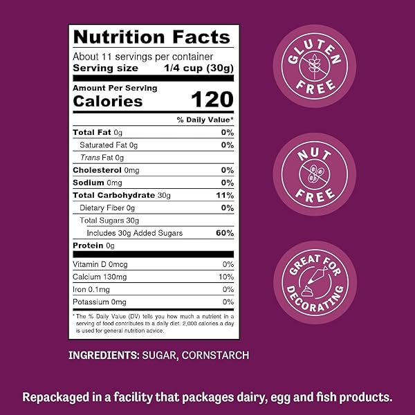 JUDEE’S 6X POWDERED CONFECTIONERS SUGAR 11.25 OZ – 100% NON-GMO, GLUTEN-FREE, AND NUT-FREE – 6X SIZE PERFECT FOR ICINGS, FROSTINGS, AND DUSTING BAKED GOODS