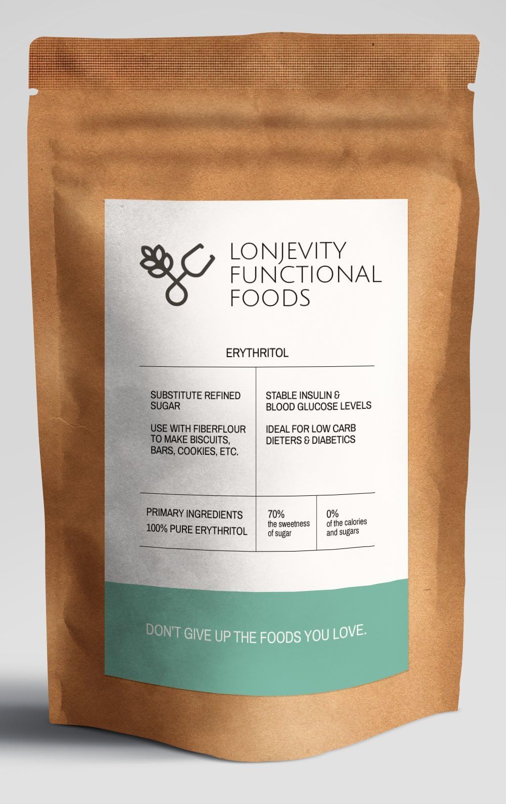 Erythritol: All Natural Sweetener, 0 Calorie Sugar Substitute (1KG). Same Sweetness & Texture As Sugar But with 0 glycemic Index, 0 Calories and 0 net Carbs.