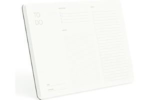 Pinesman - Elegant To Do List Notepad with Mouse Pad Feature, Daily Planning Tear-Off Sheets, 11.22" x 7.87", Gold Foiled”, Eco-friendly, FSC™ Certified