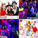 URAQT Face Paint Kit 15 Color + 15 Neon Fluorescent UV Paints 2 Brushes 80 view 7