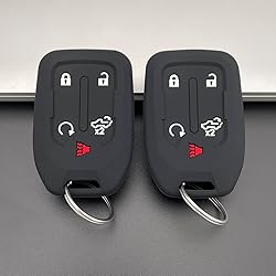 TANDRIVE 2PCS Silicone Smart Key Fob Case Cover for