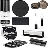 9-in-1 Vinyl Record Cleaning Kit &ndash; Anti-Static Cleaner, Carbon Fiber &amp; Velvet Brushes, Stylus Gel, Microfiber Cloth, Mitts &amp; Label Protector for LP Care